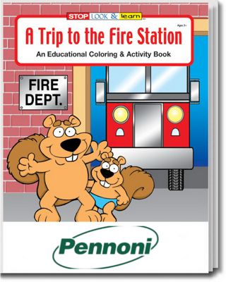 A Trip to the Fire Station Coloring and Activity Book