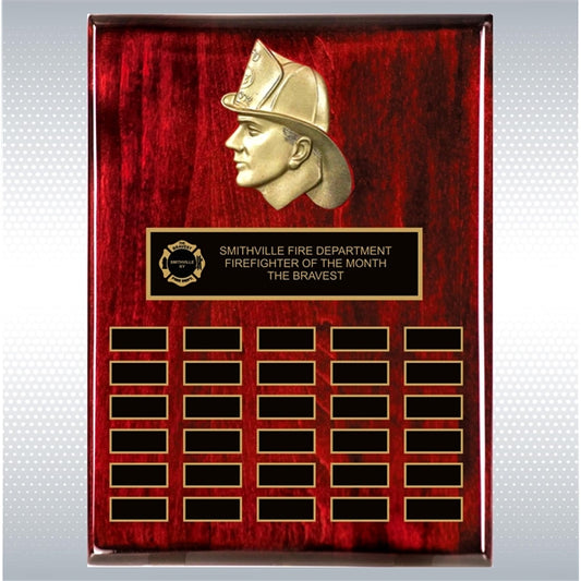 Fire Fighter Multiple Plate Award (18" X 24")